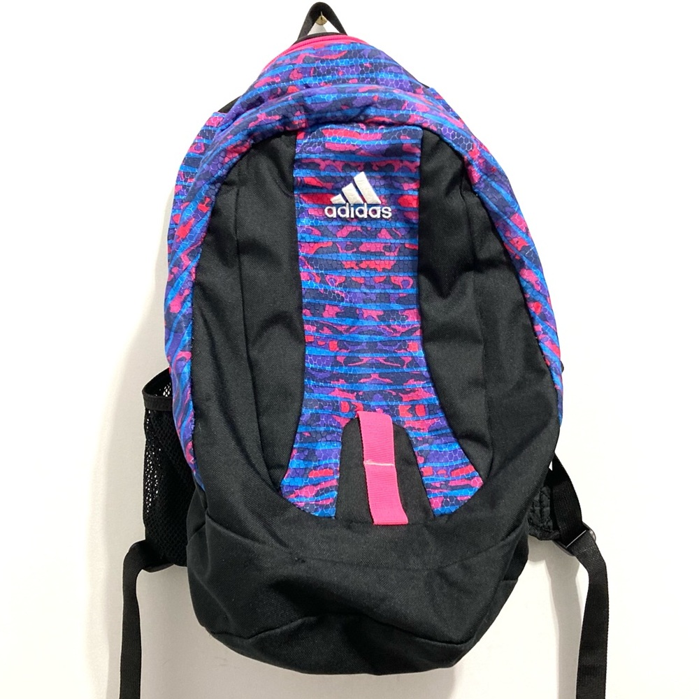 Adidas Deluxe Black/Blue/Hot Pink Backpack